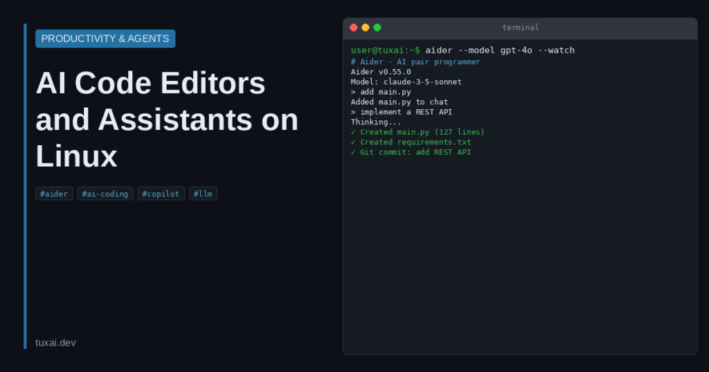 Best AI Code Editors and Assistants on Linux (2026)