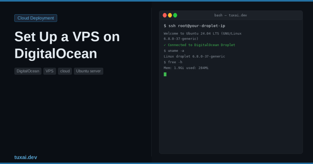 How to Set Up a VPS on DigitalOcean: Complete Beginner Guide