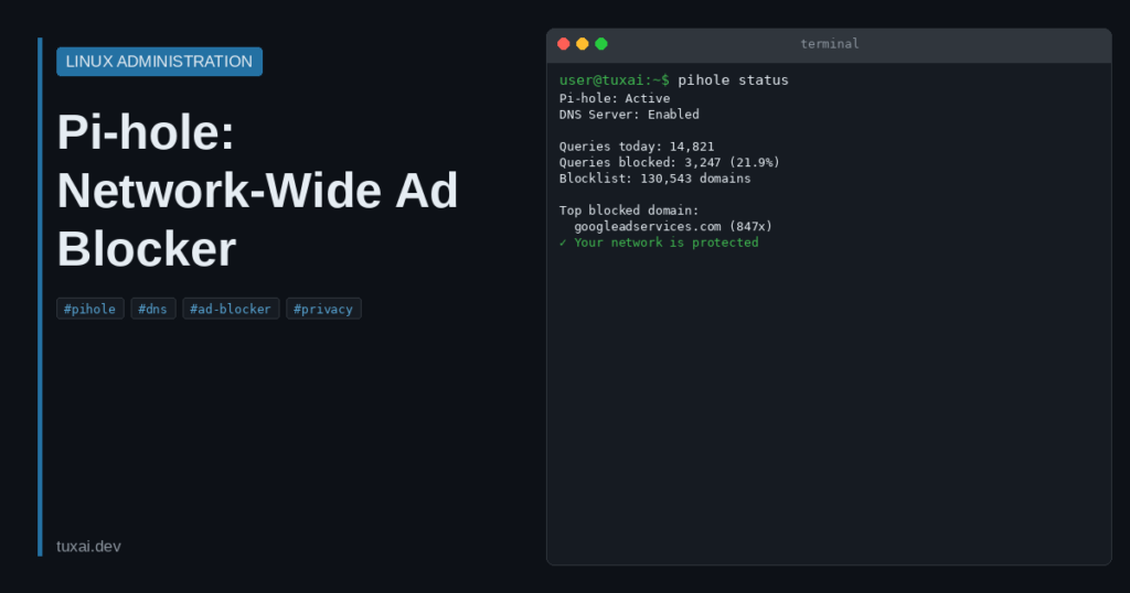 Pi-hole: Network-Wide Ad Blocker Setup Guide