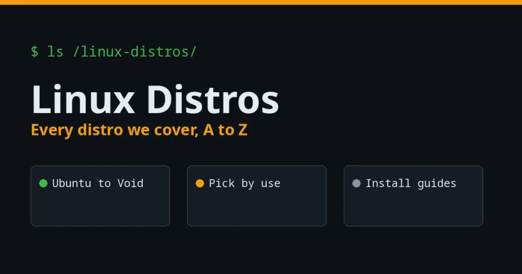 Linux distros on tuxai.dev: every distro we cover, A to Z